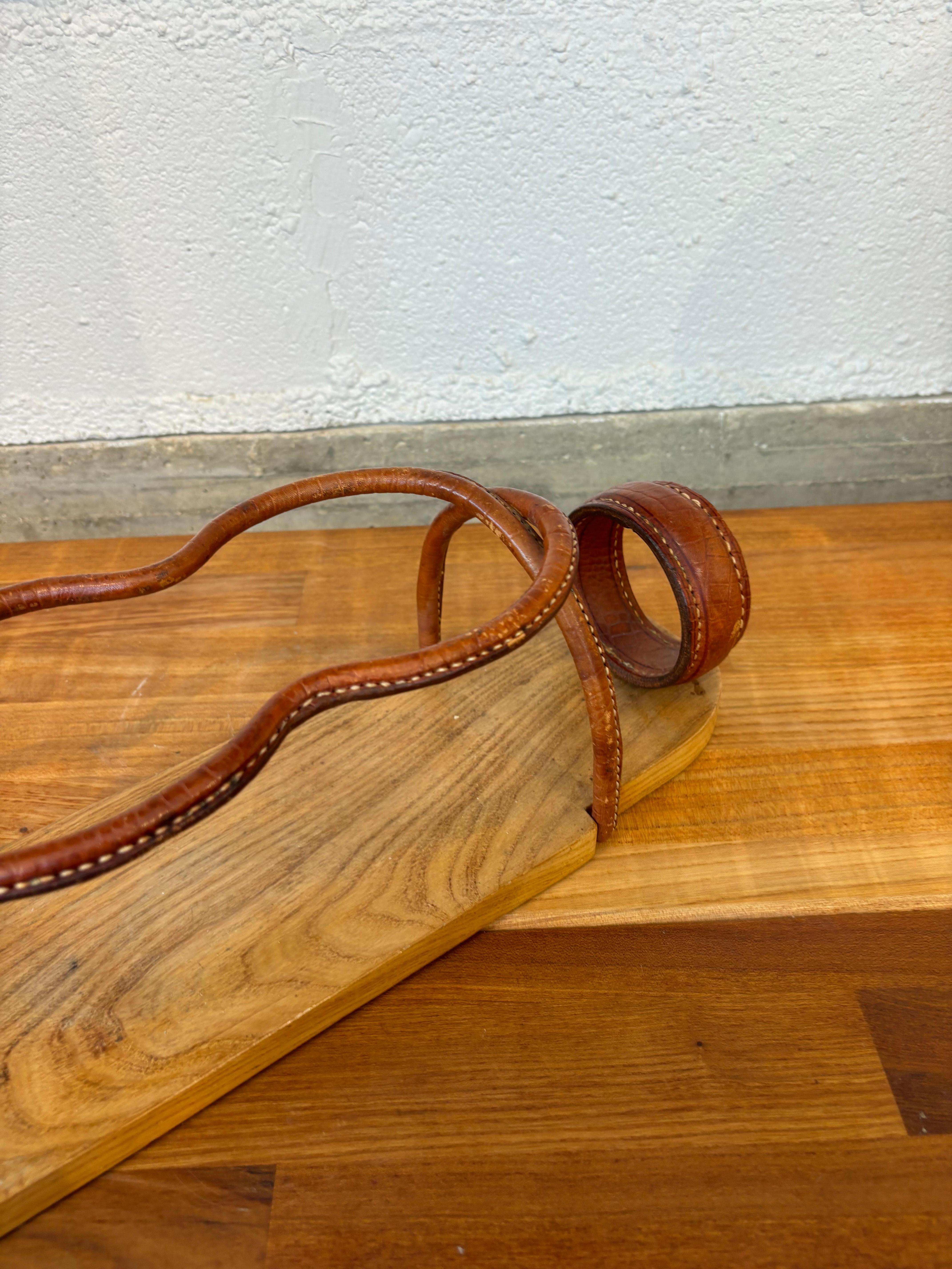 Jacques Adnet bottle holder For Sale 1