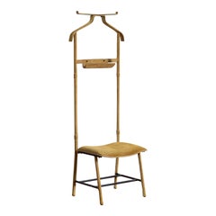 Jacques Adnet Camel Suede Valet