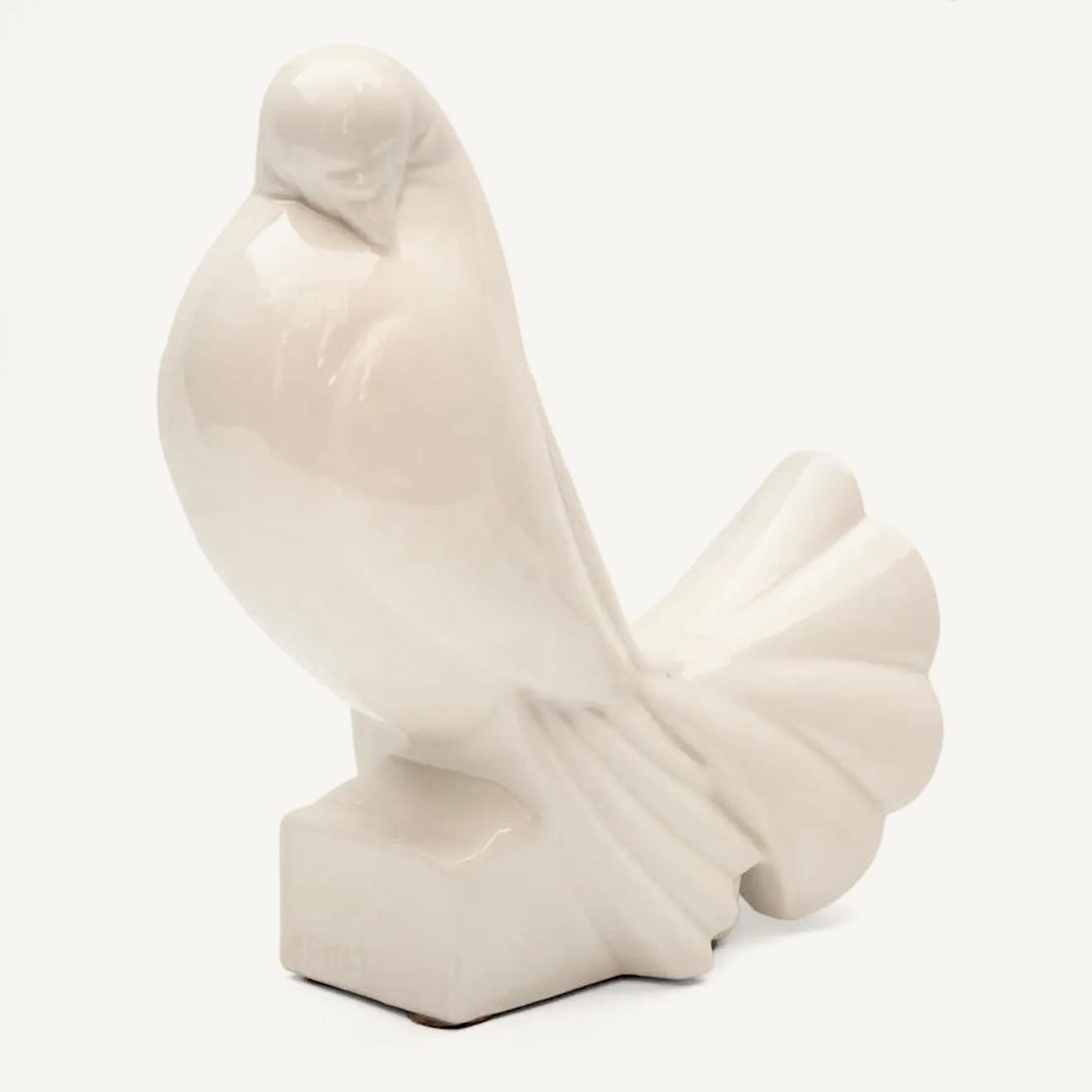 Francese Jacques Adnet, Tortora in ceramica, anni '20 in vendita