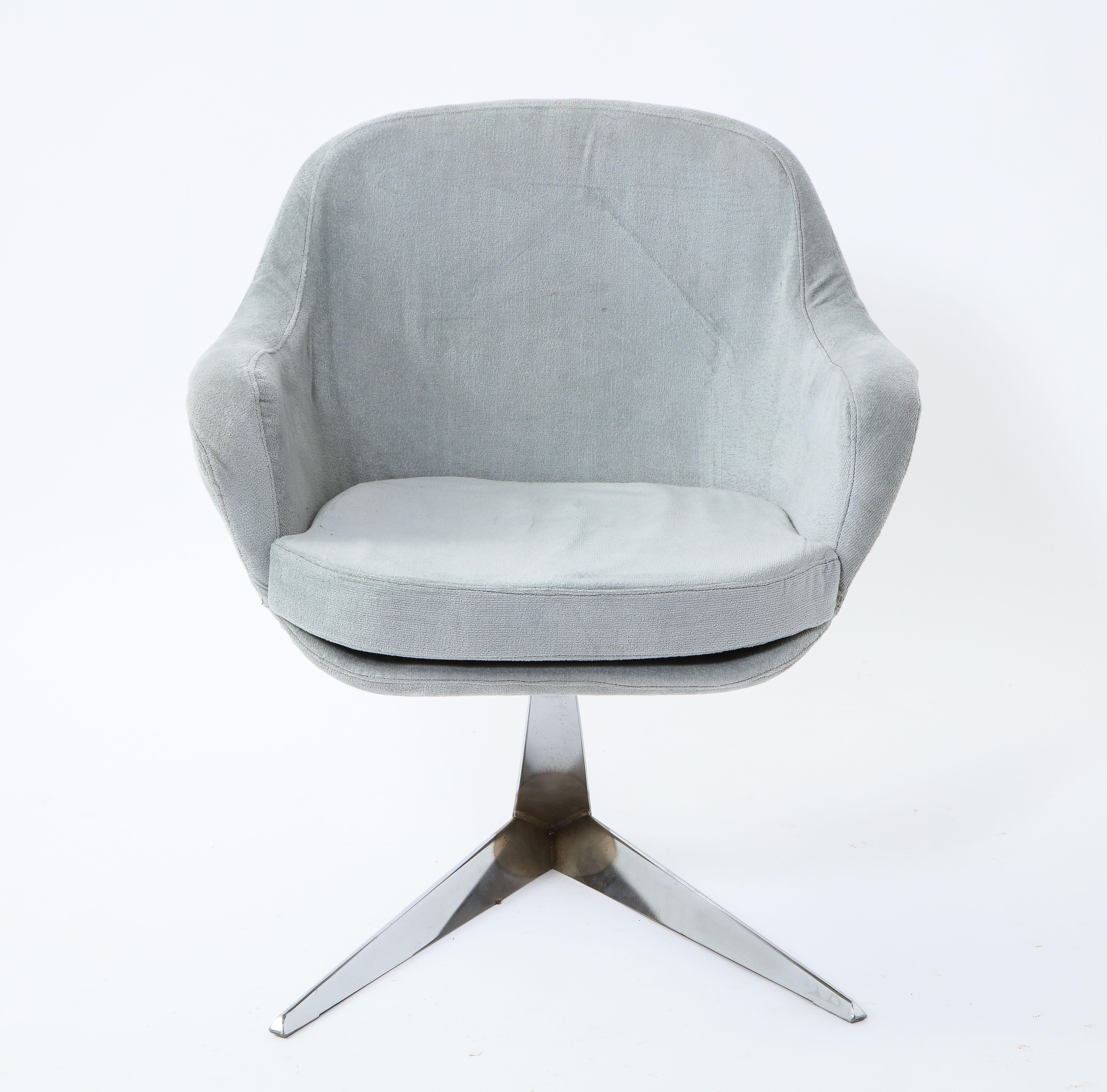 Français Chaises Jacques Adnet pour Air France, France années 1960 en vente