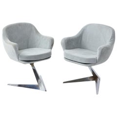 Jacques Adnet Chairs for Air France