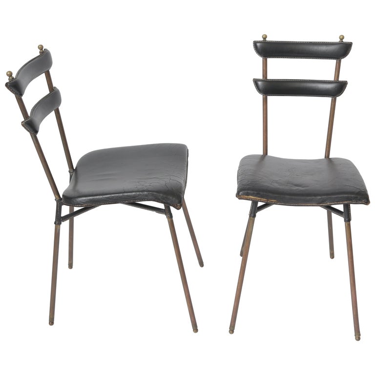 Jacques Adnet Chairs 1