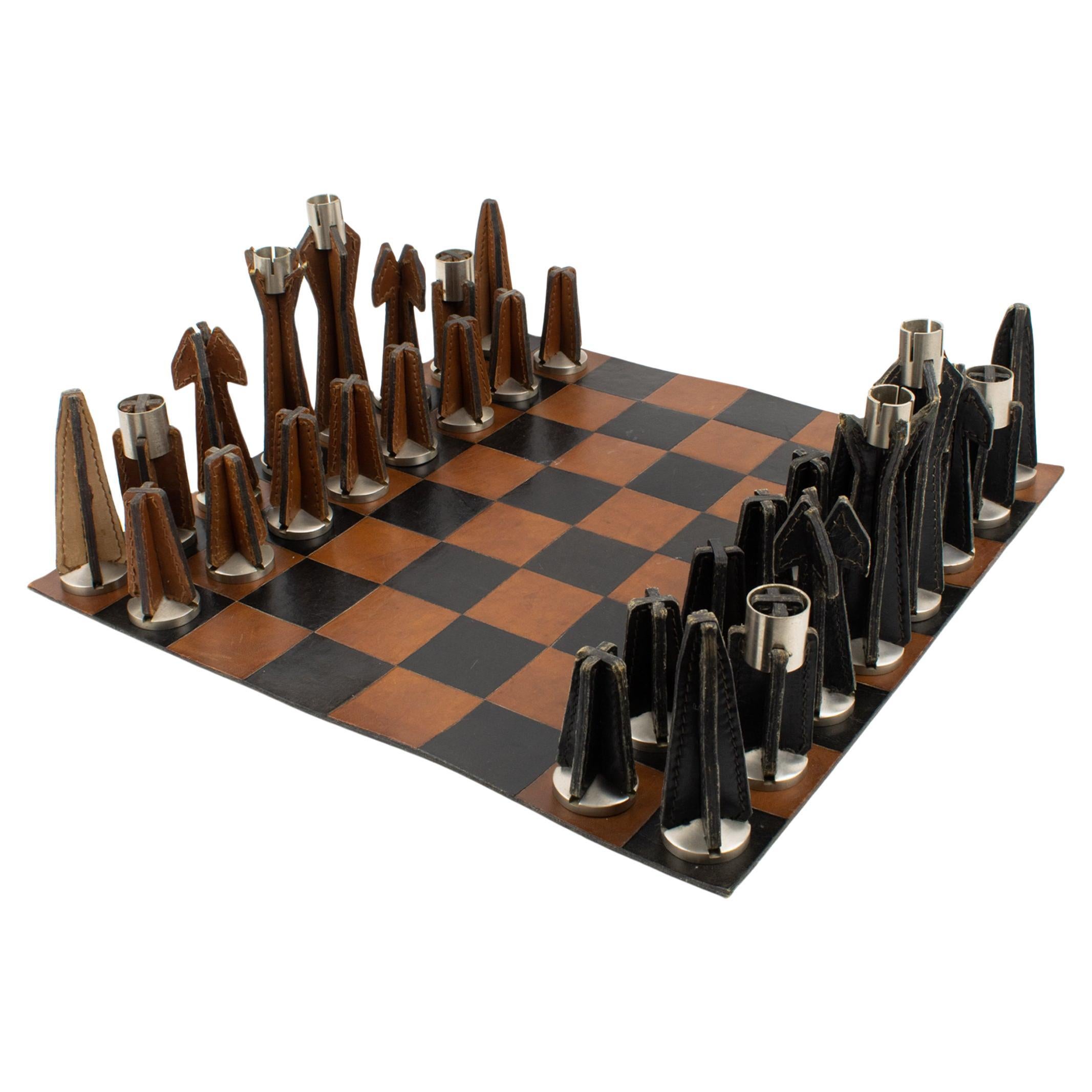 Jacques Adnet Chess Set