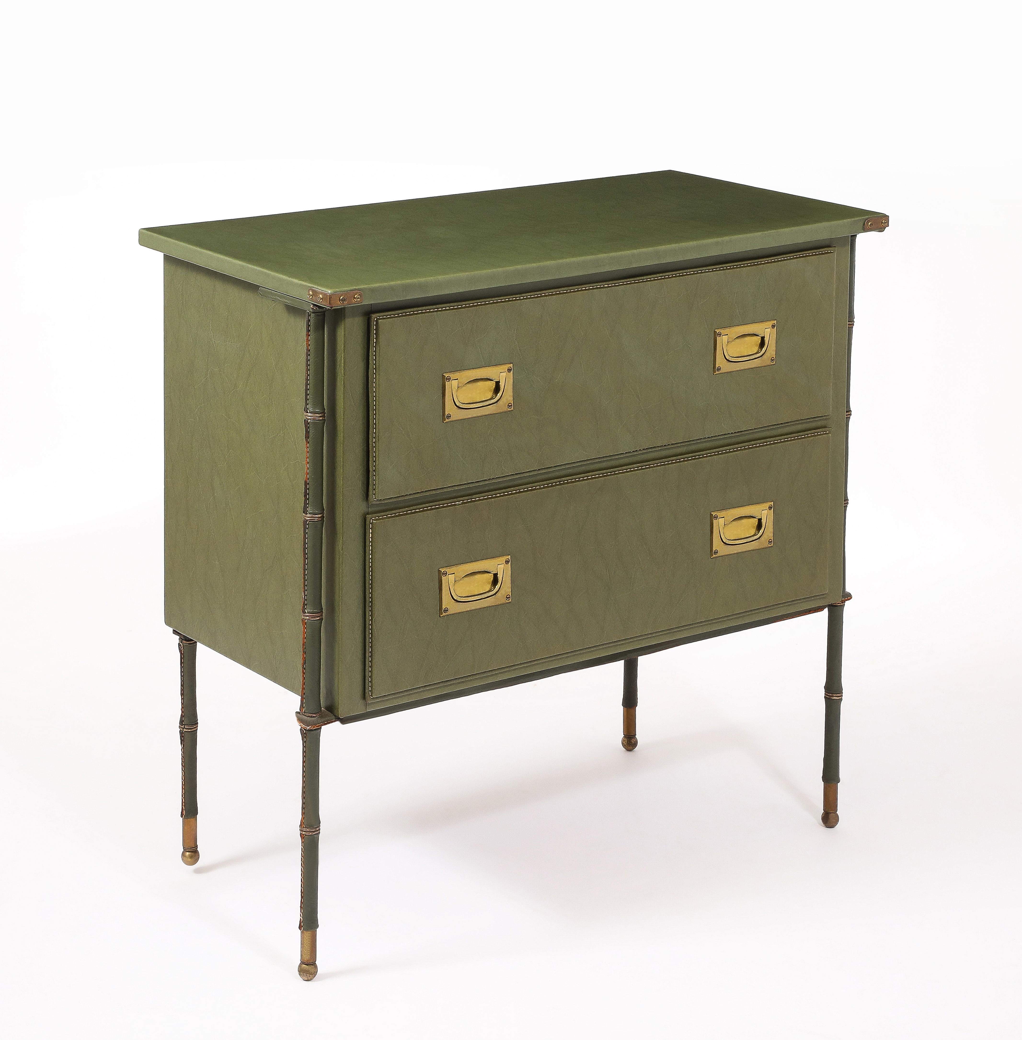 Jacques Adnet Chest of Drawers, France 1950's For Sale 8