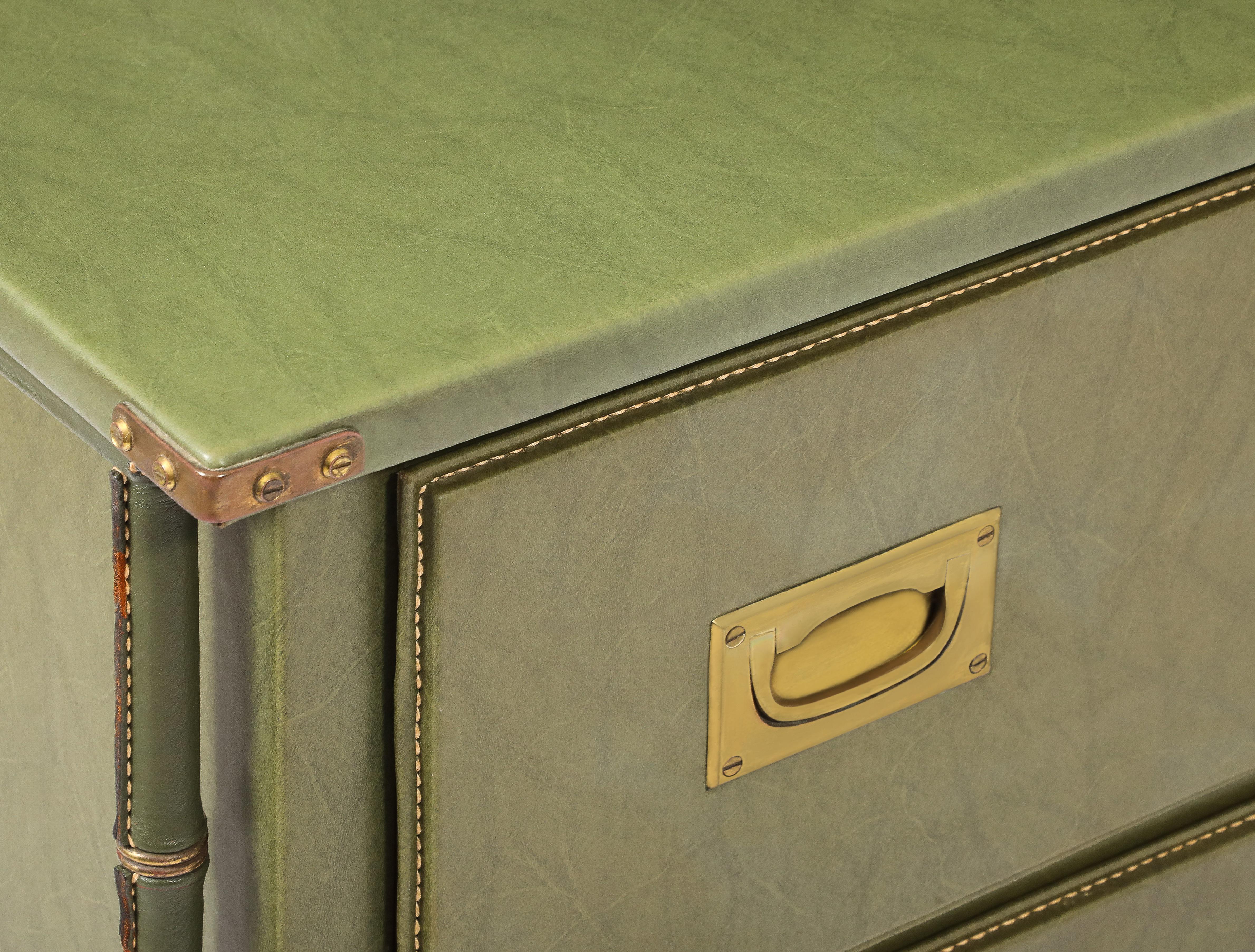 Jacques Adnet Chest of Drawers, France 1950's For Sale 11
