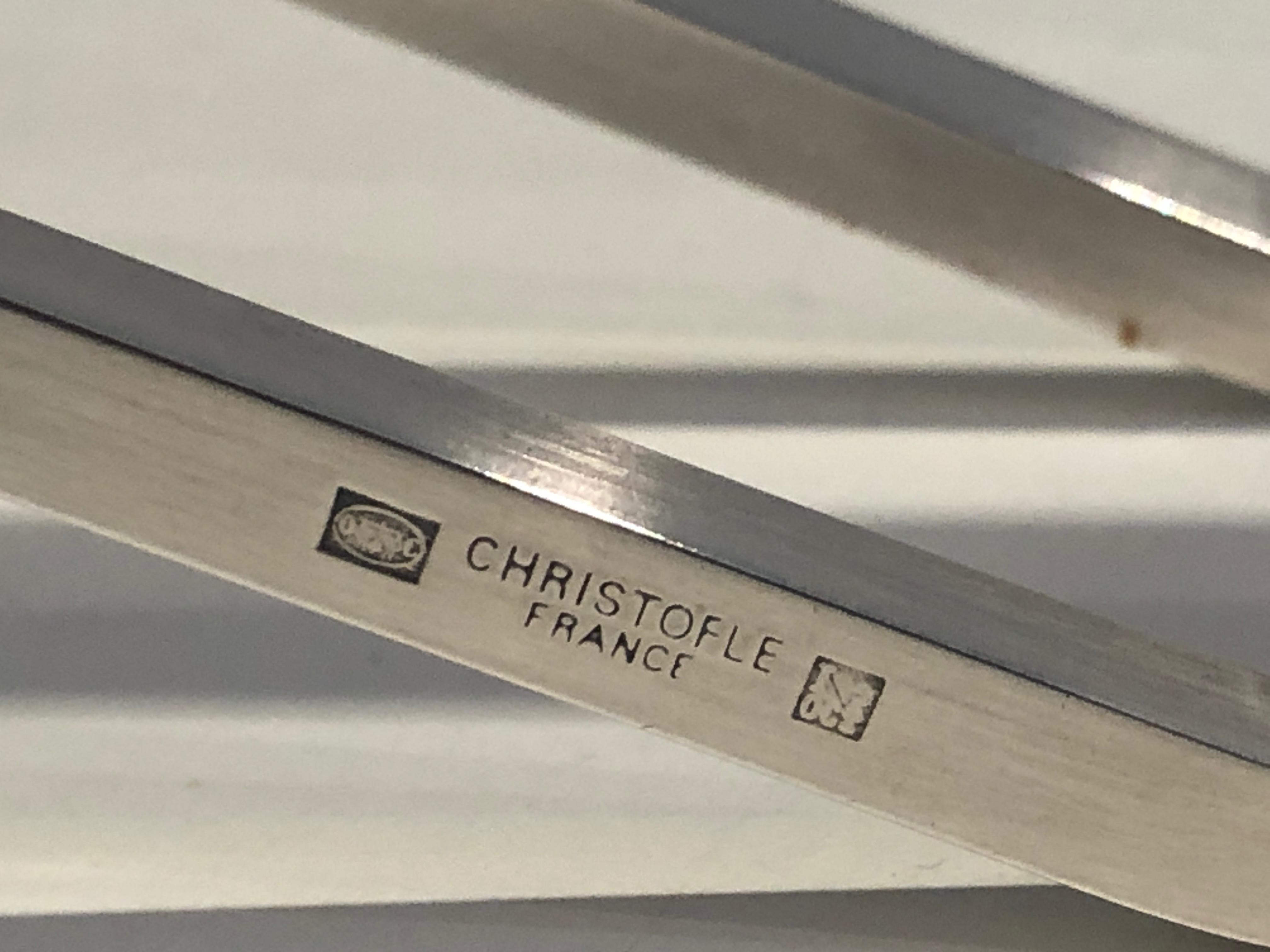 Jacques Adnet & Christofle, Portabotellas chapado en plata y lacado chino, Fre mediados del siglo XX en venta