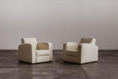 Jacques Adnet Club Armchairs, France, 1936, Set of 2