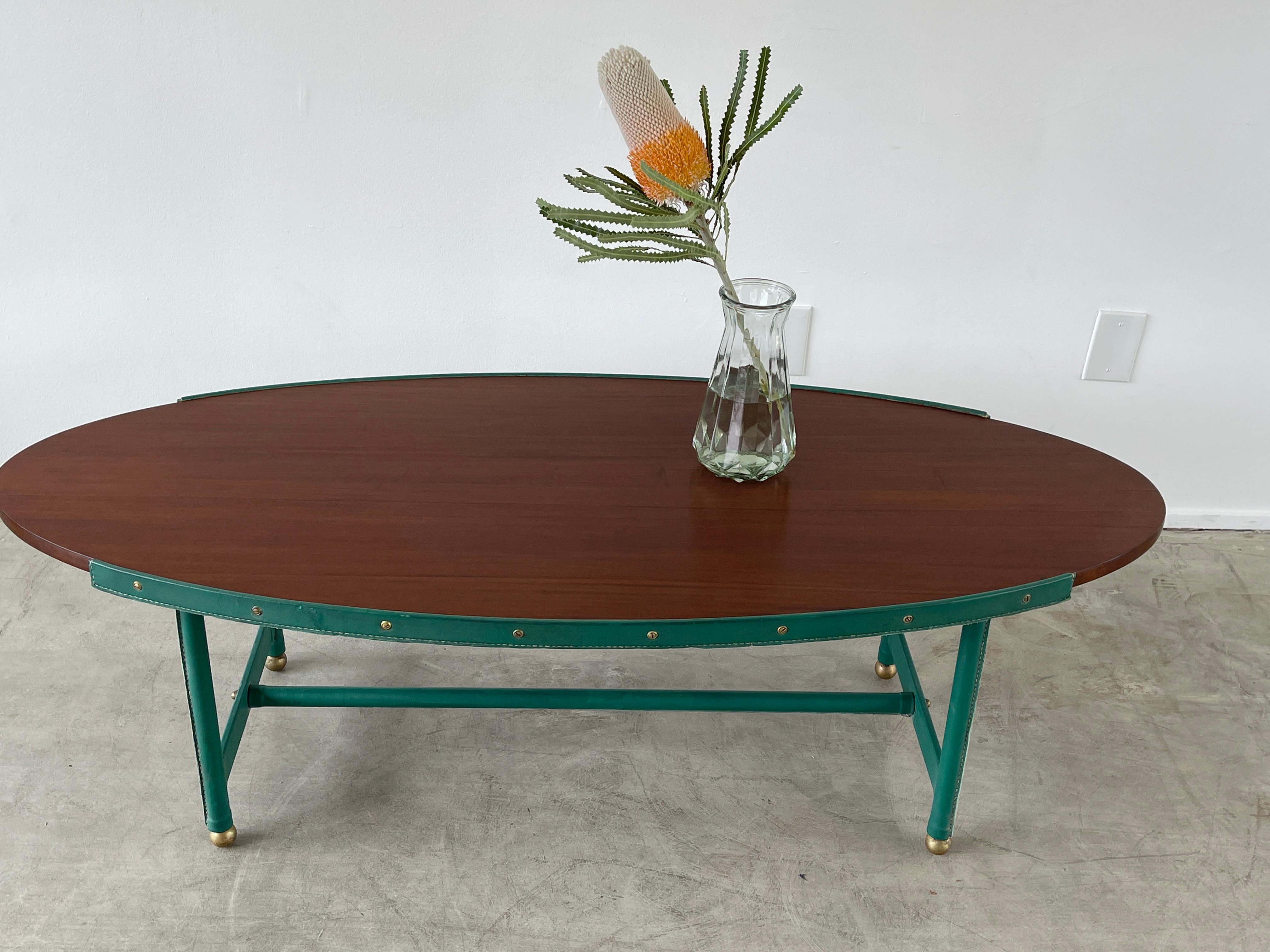 Jacques Adnet Coffee Table For Sale 5