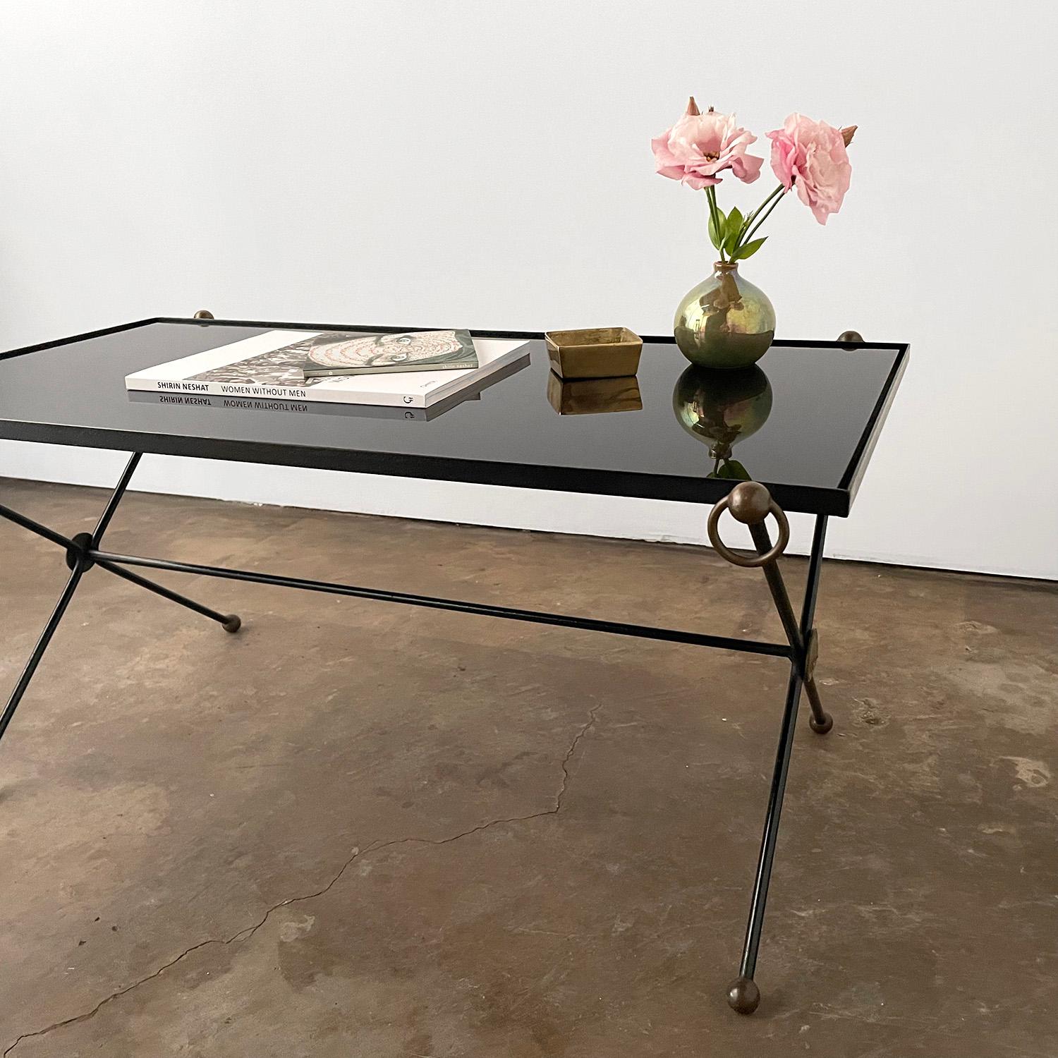 French Jacques Adnet Coffee Table
