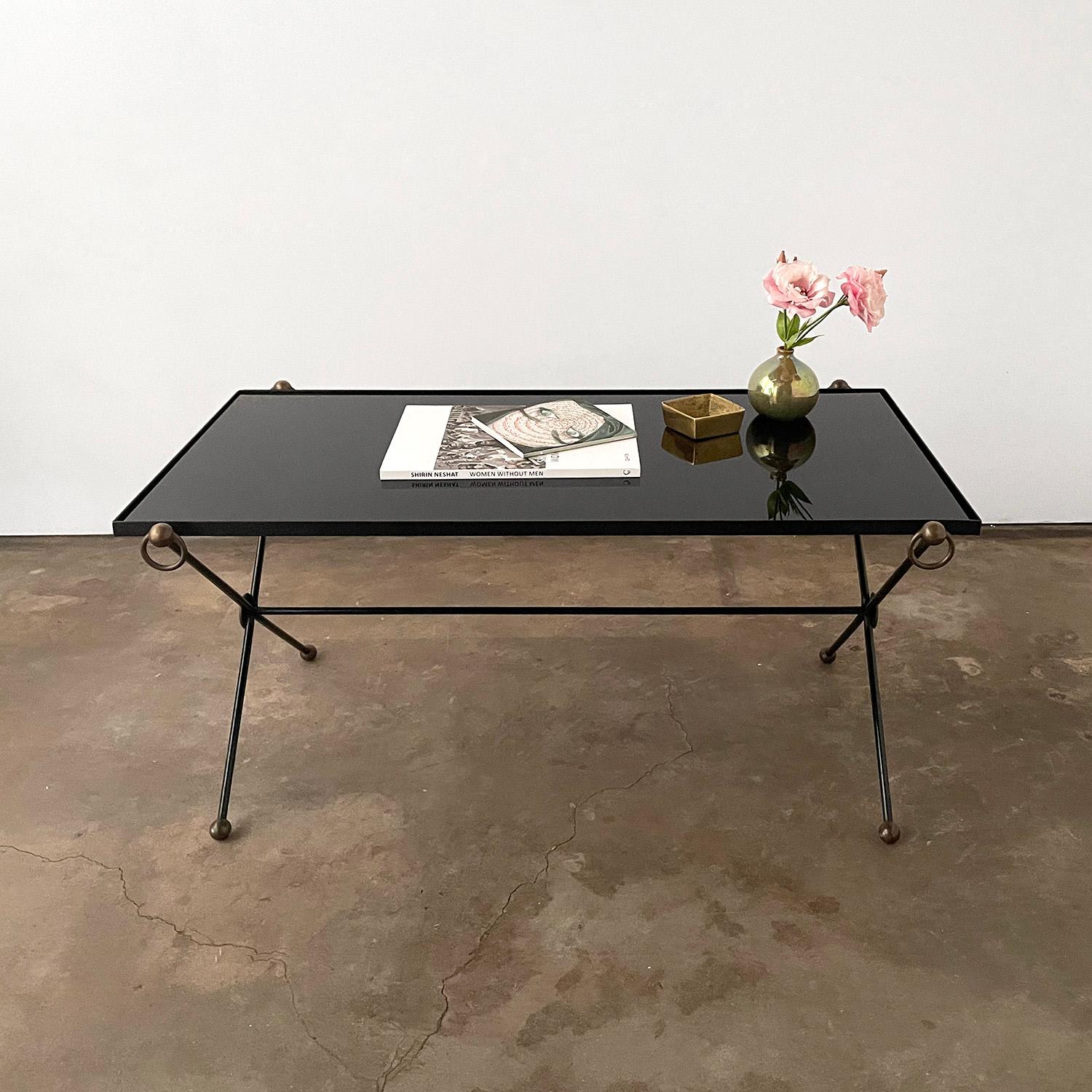 Mid-20th Century Jacques Adnet Coffee Table