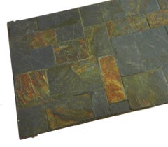 Jacques Adnet Coffee Table Slate Stone Top French Midcentury FREE SHIPPING
