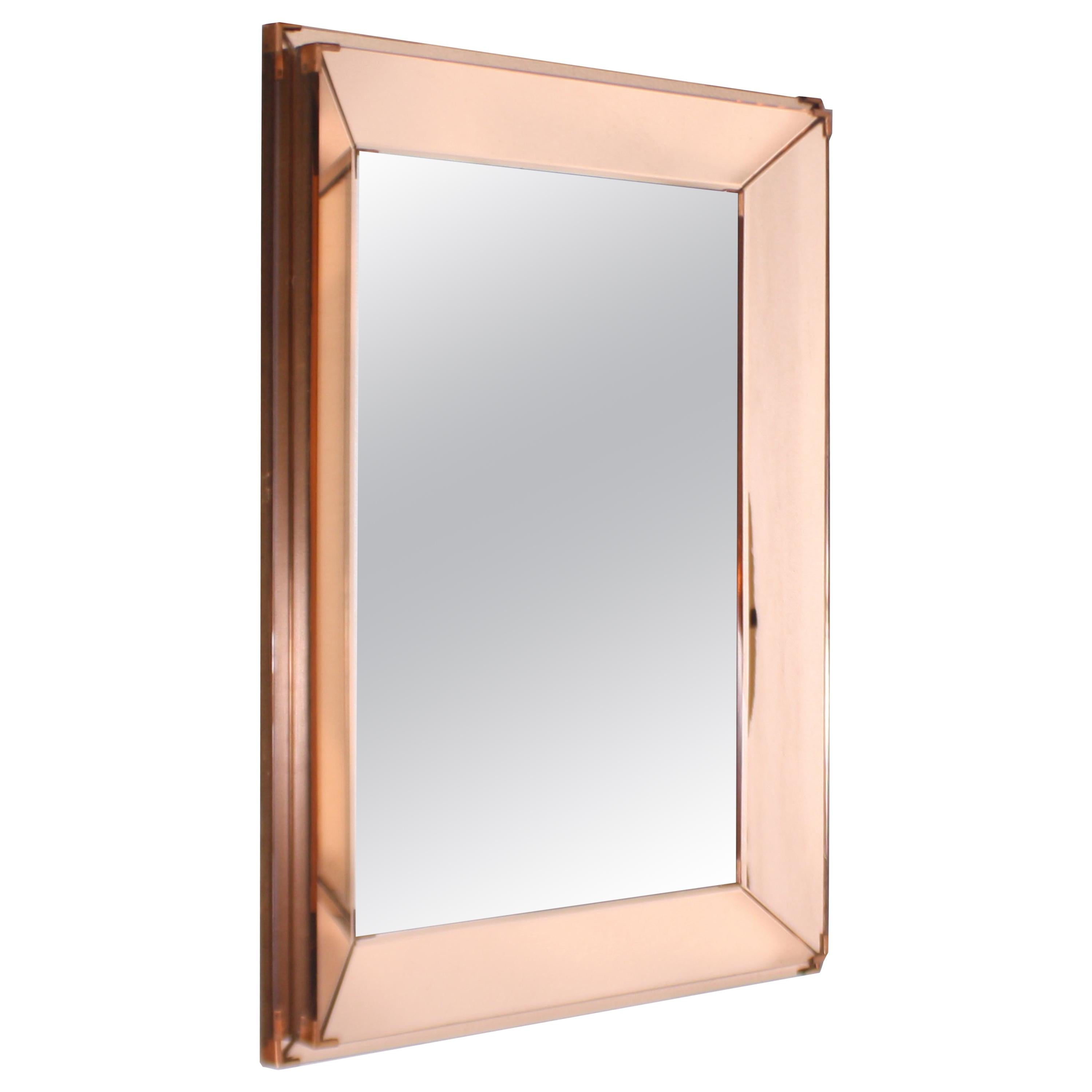 Jacques Adnet Coral Framed Mirror, circa 1940