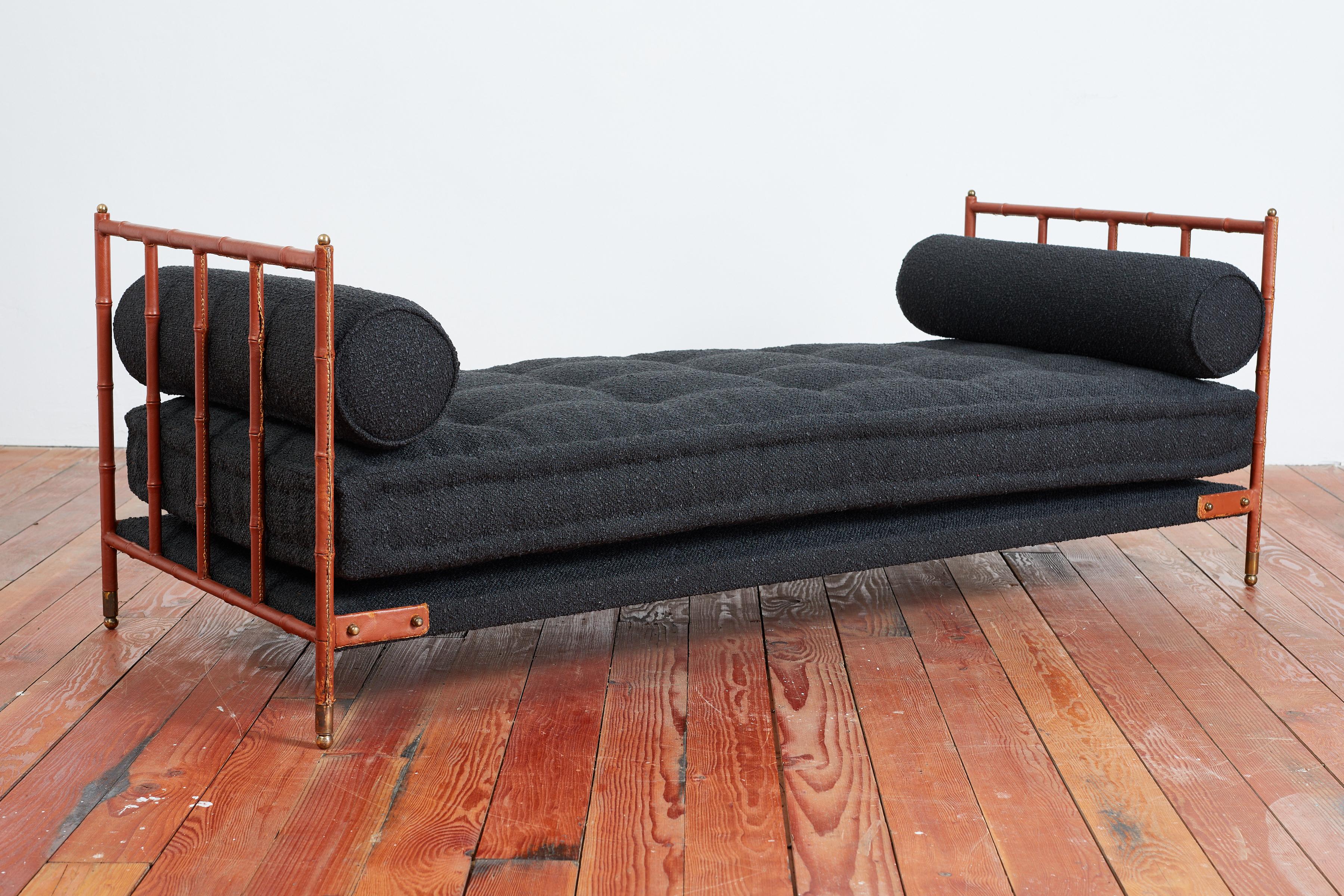 French Jacques Adnet Daybed For Sale