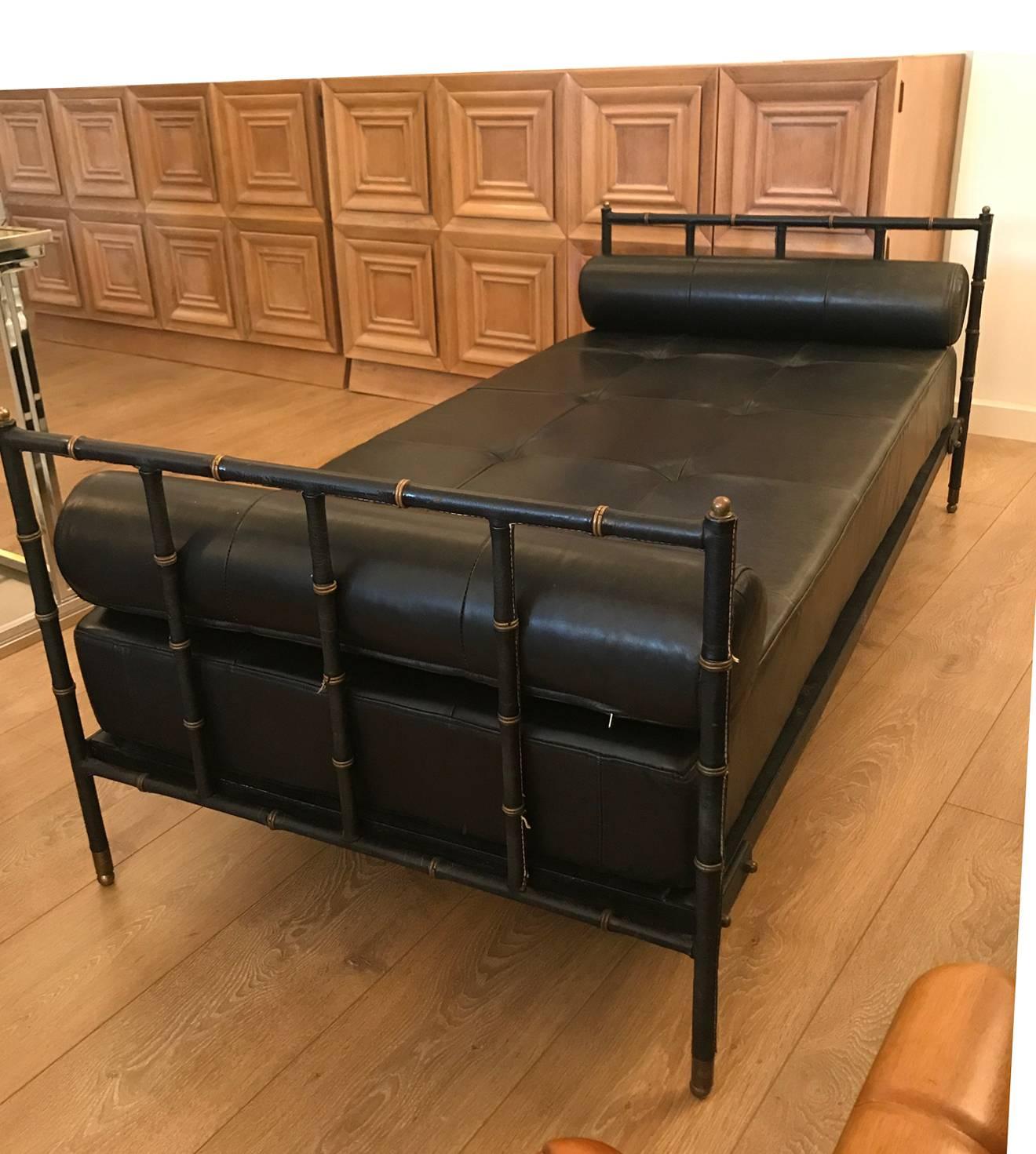 Jacques Adnet Daybed, France, 1950 In Excellent Condition In Miami, FL