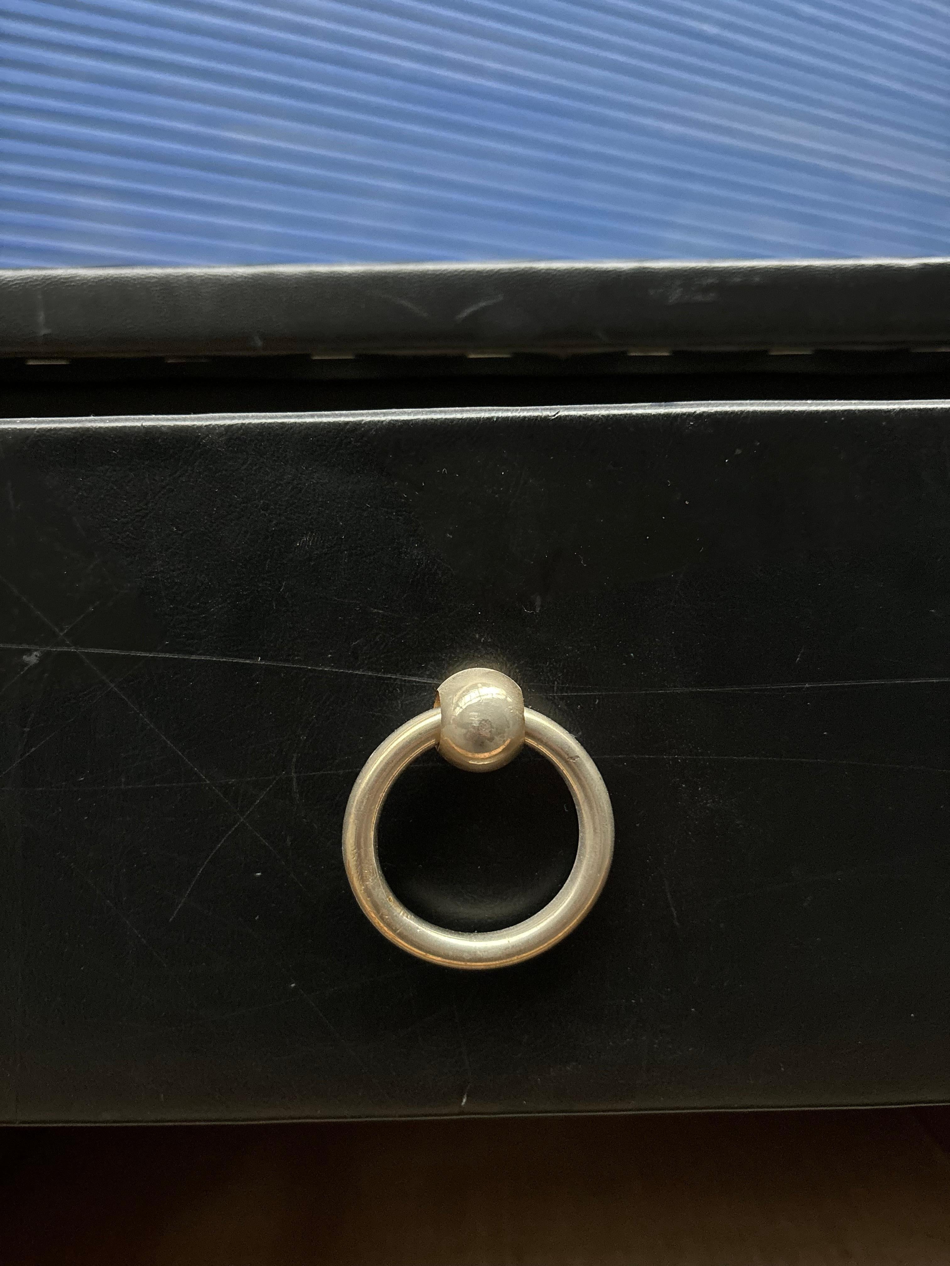 Scrivania Jacques Adnet in pelle in vendita 12