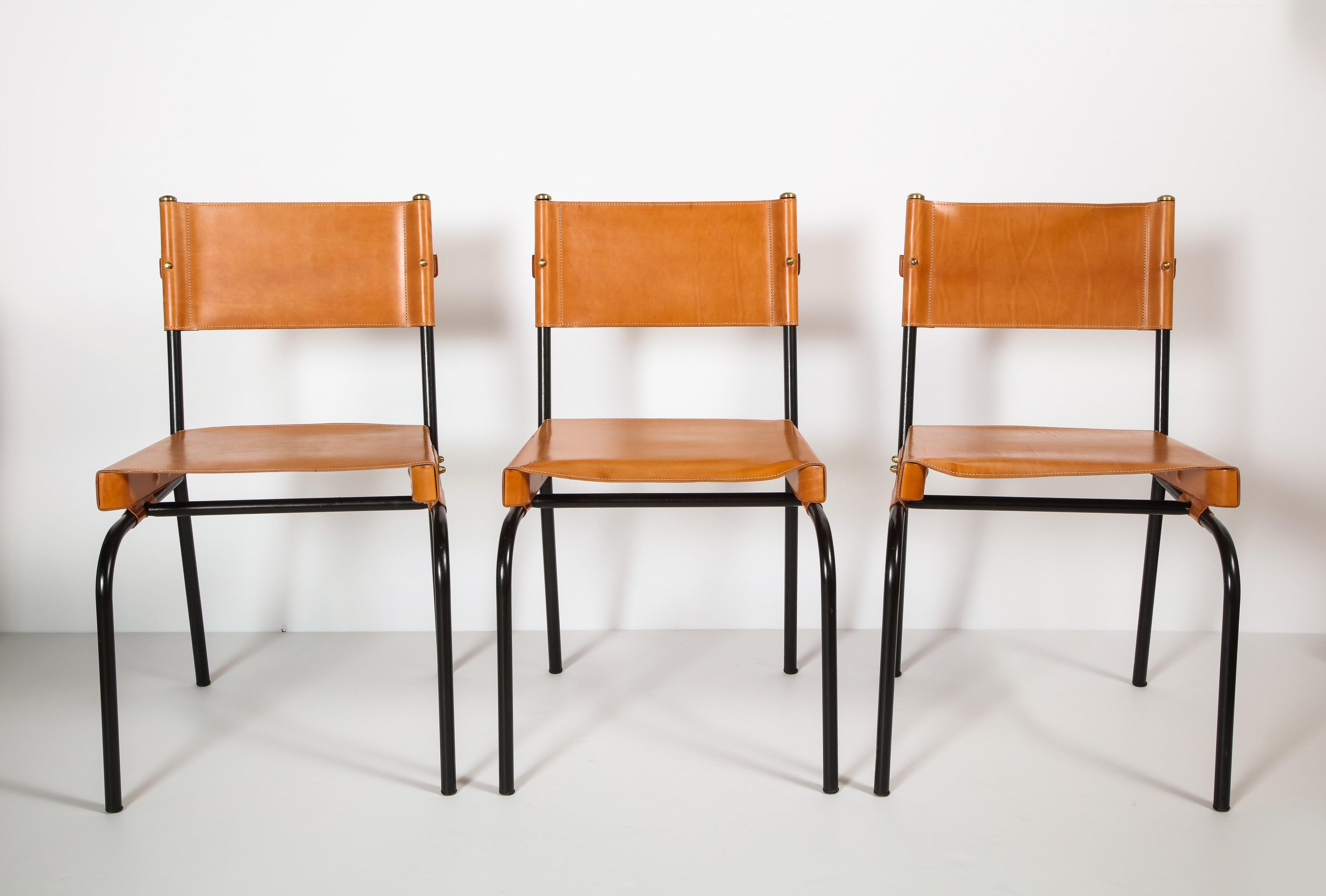 Jacques Adnet Dining Chairs 4