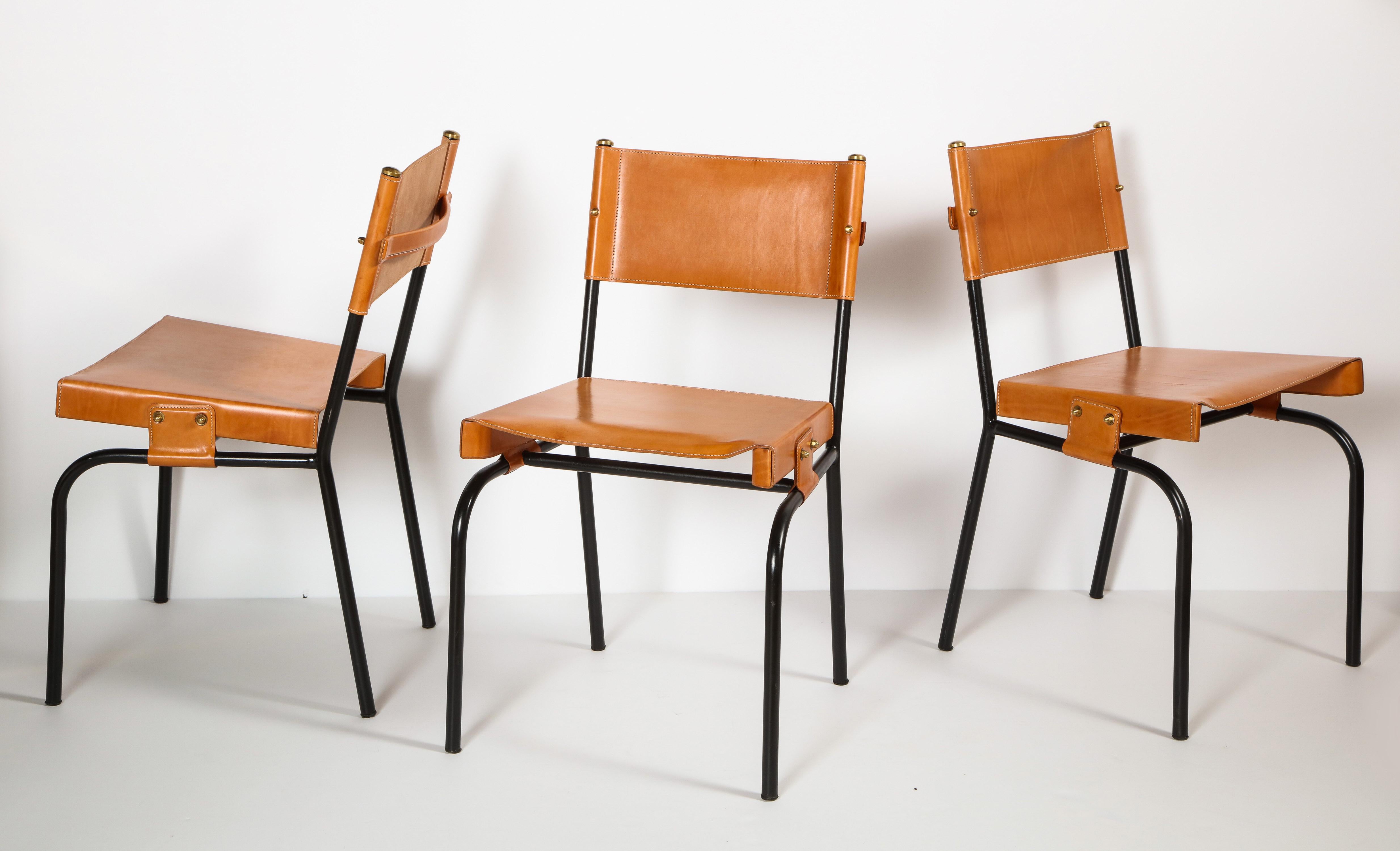 Jacques Adnet Dining Chairs 6