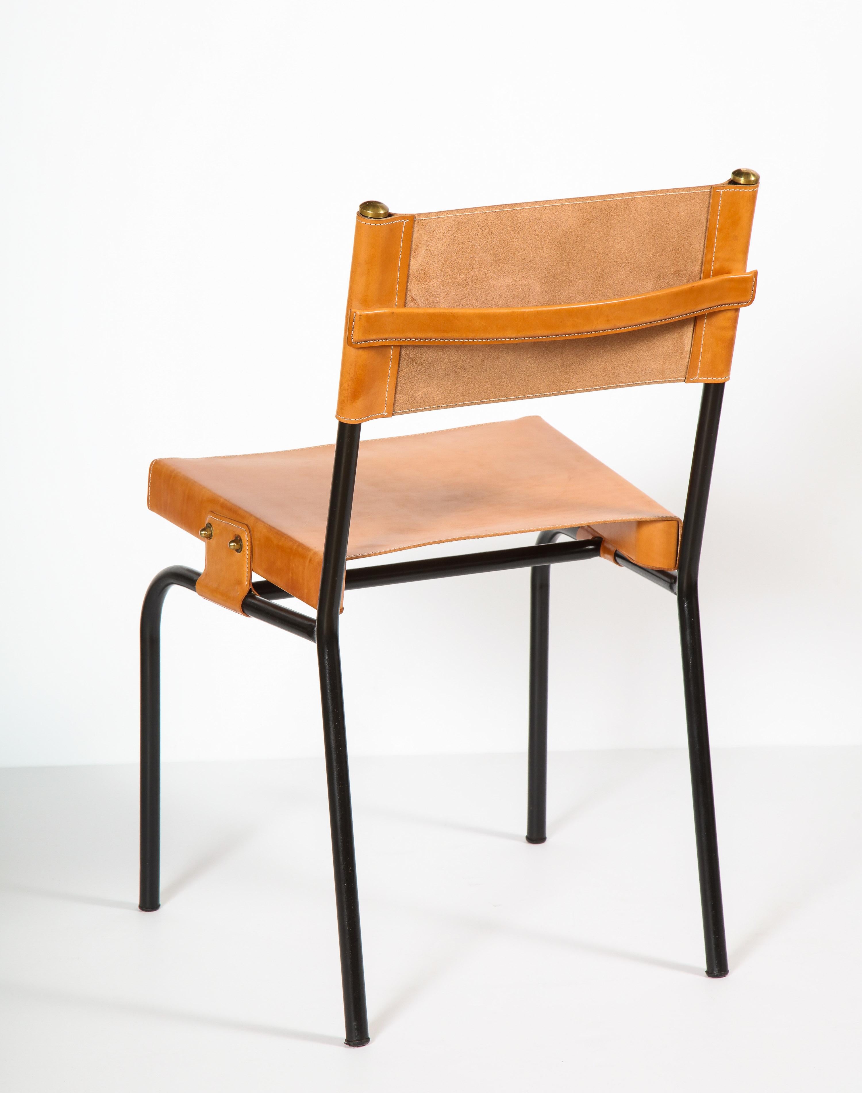 20th Century Jacques Adnet Dining Chairs