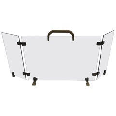 Jacques Adnet Fire Screen