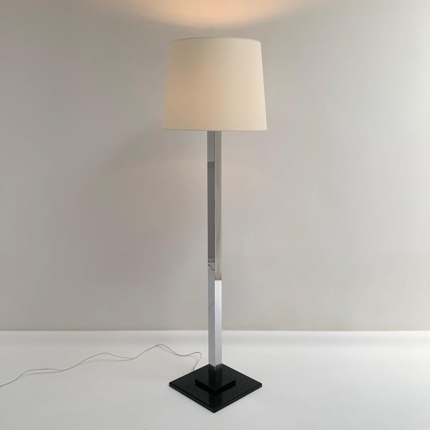 Lámpara de pie Jacques Adnet para La Compagnie des Arts Francais, hacia 1935, Francia. Francés en venta