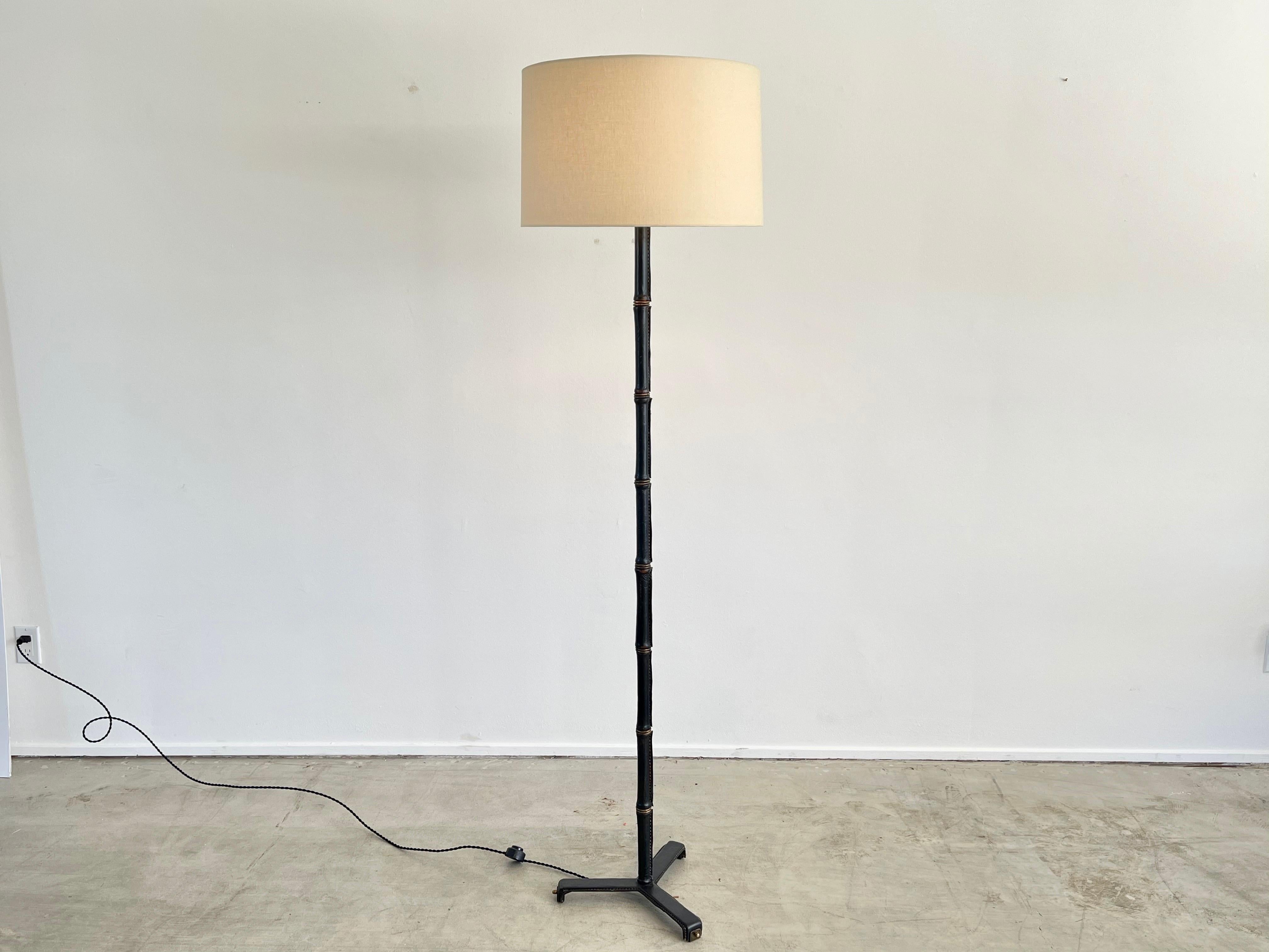 Mid-Century Modern Jacques Adnet Floor Lamp