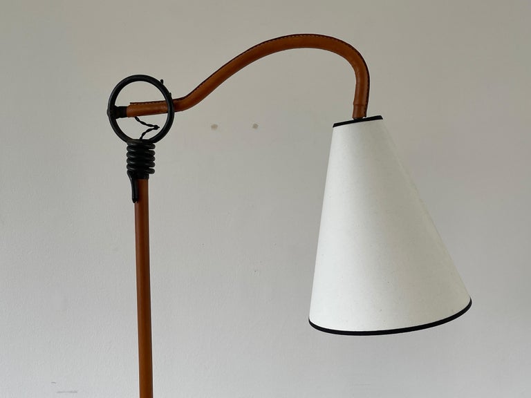 Mid-20th Century Jacques Adnet Floor Lamp For Sale