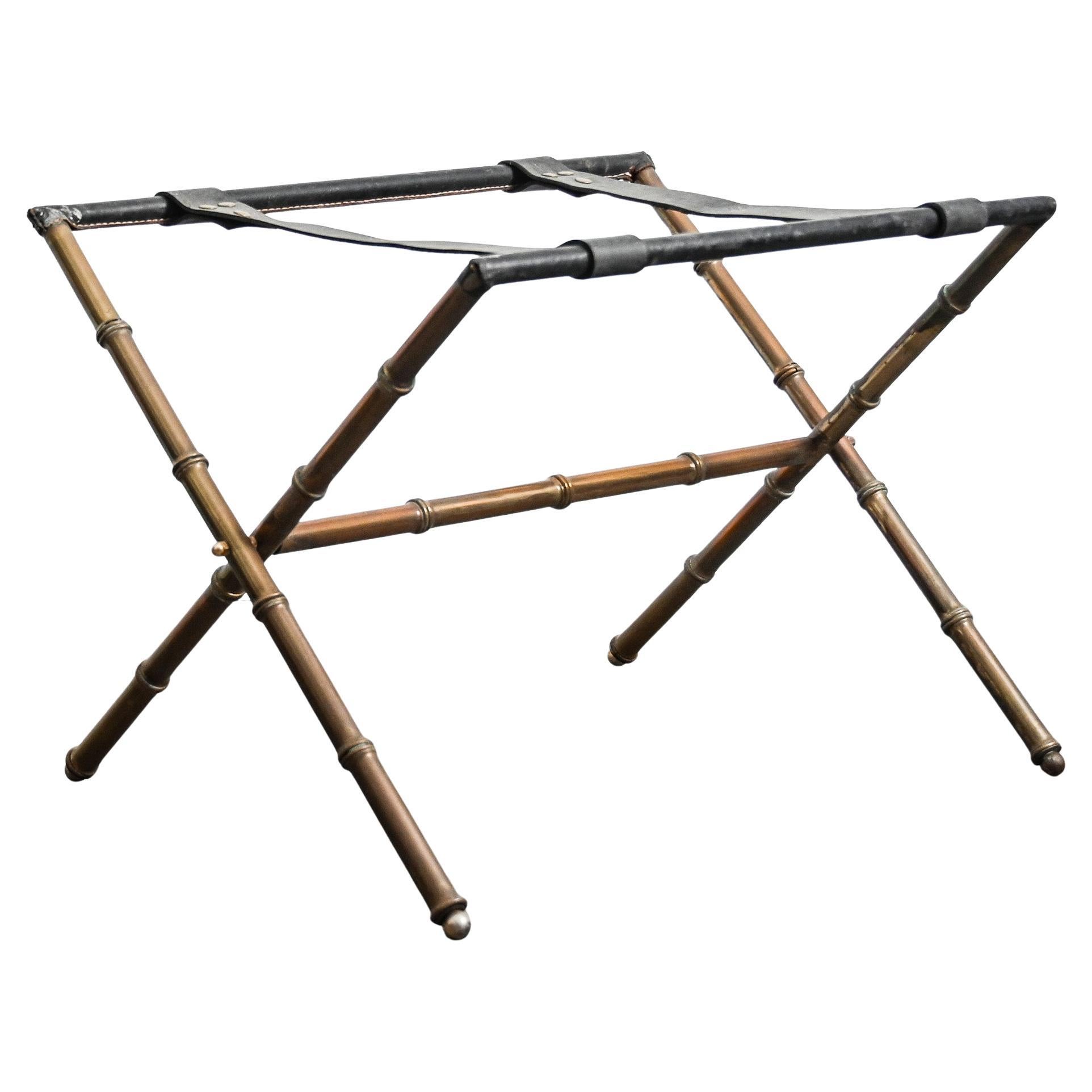 Jacques Adnet Faltbarer Gepäckträger im Angebot