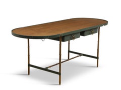 Jacques Adnet Folding Top Desk, France, 1950's
