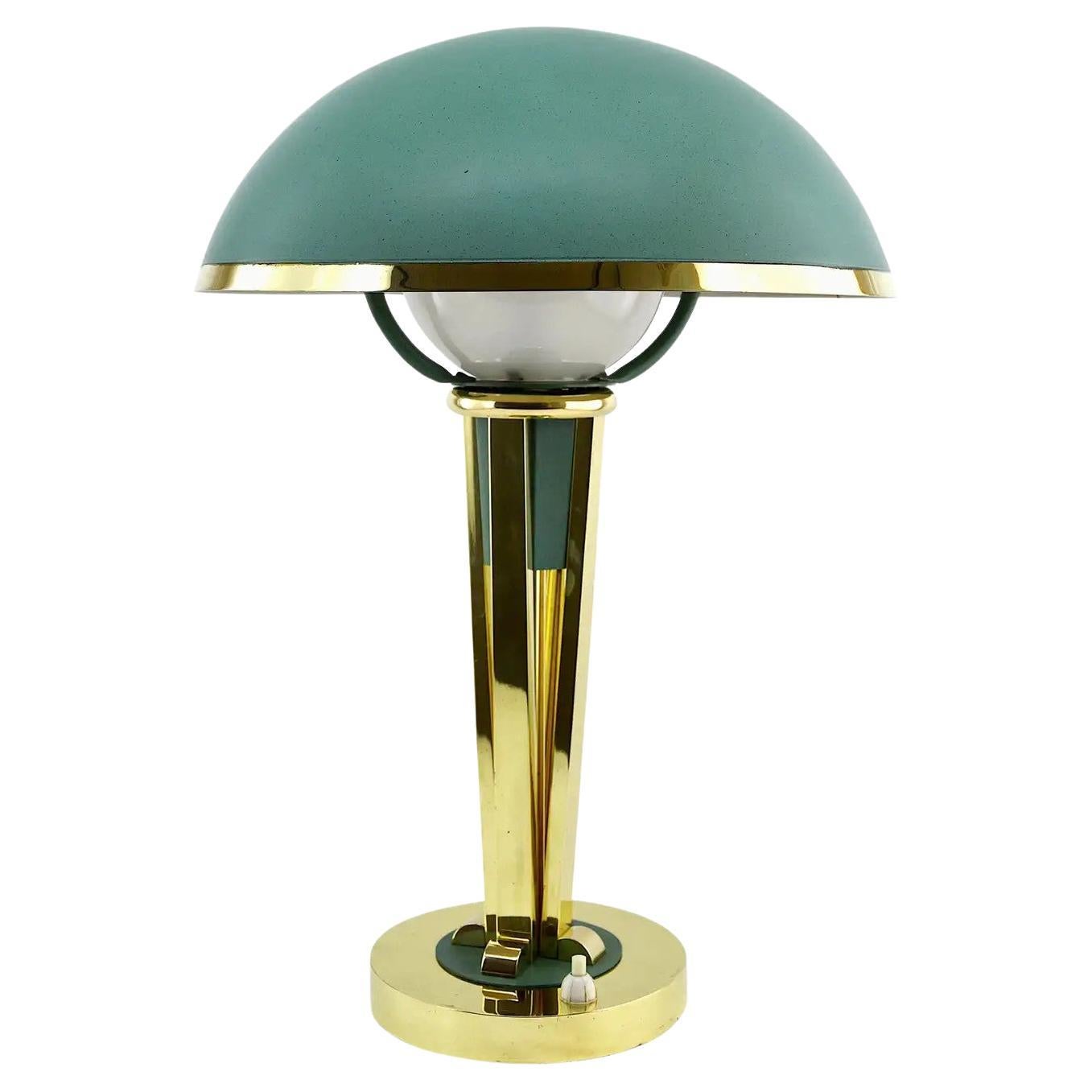 Jacques Adnet French Art Deco Desk or Table Lamp, circa 1940