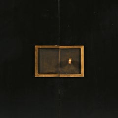 Jacques Adnet French Art Deco Ebonised Enfilade Sideboard with Gilt Bronze Mount