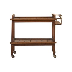 Jacques Adnet French Bar Cart