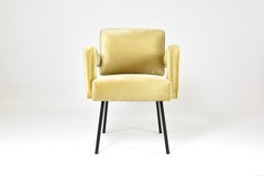 Jacques Adnet French Vintage Mid-century Office Chair, 1950s