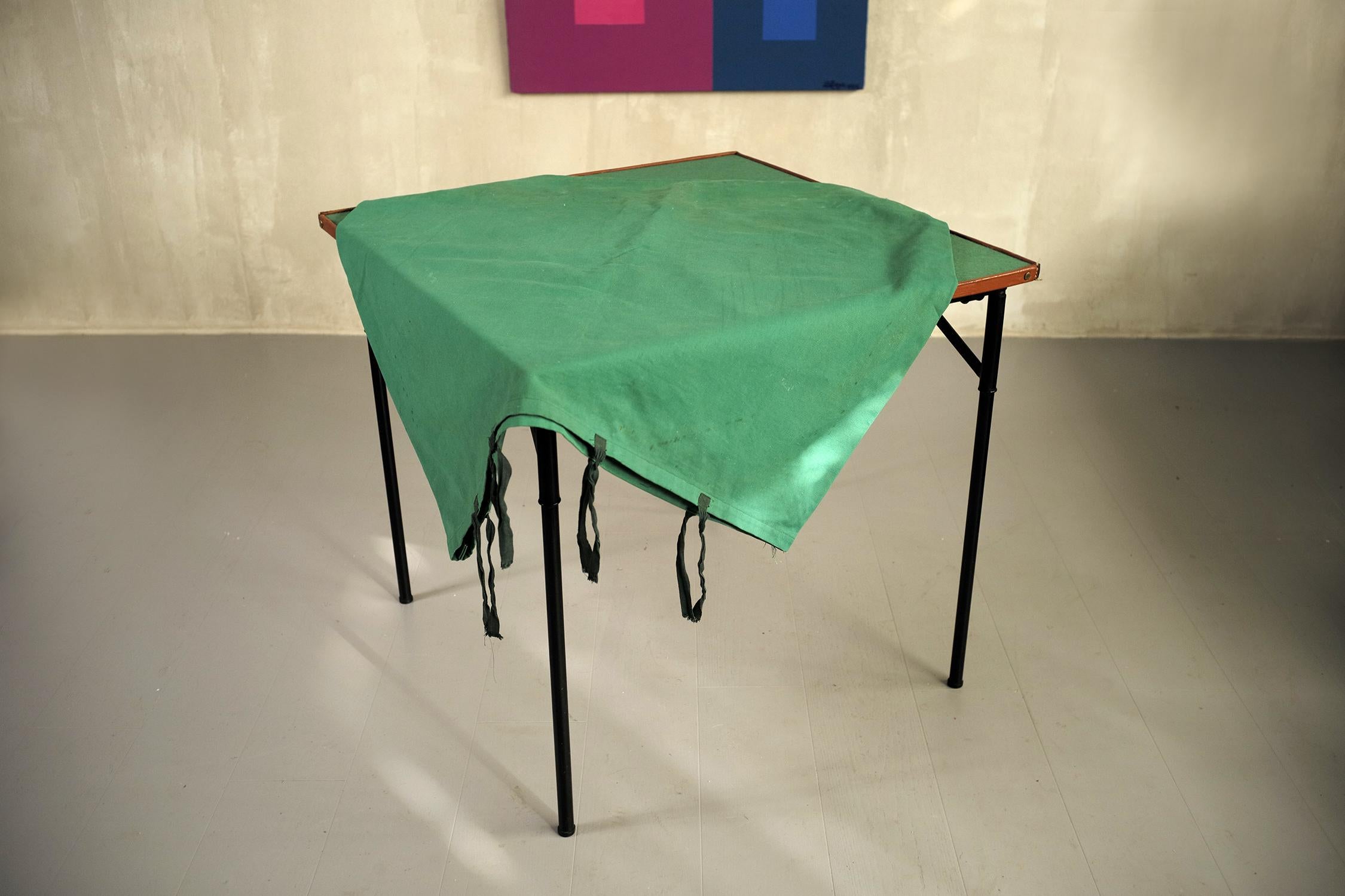 Jacques Adnet, Game Table, France, 1950 For Sale 1
