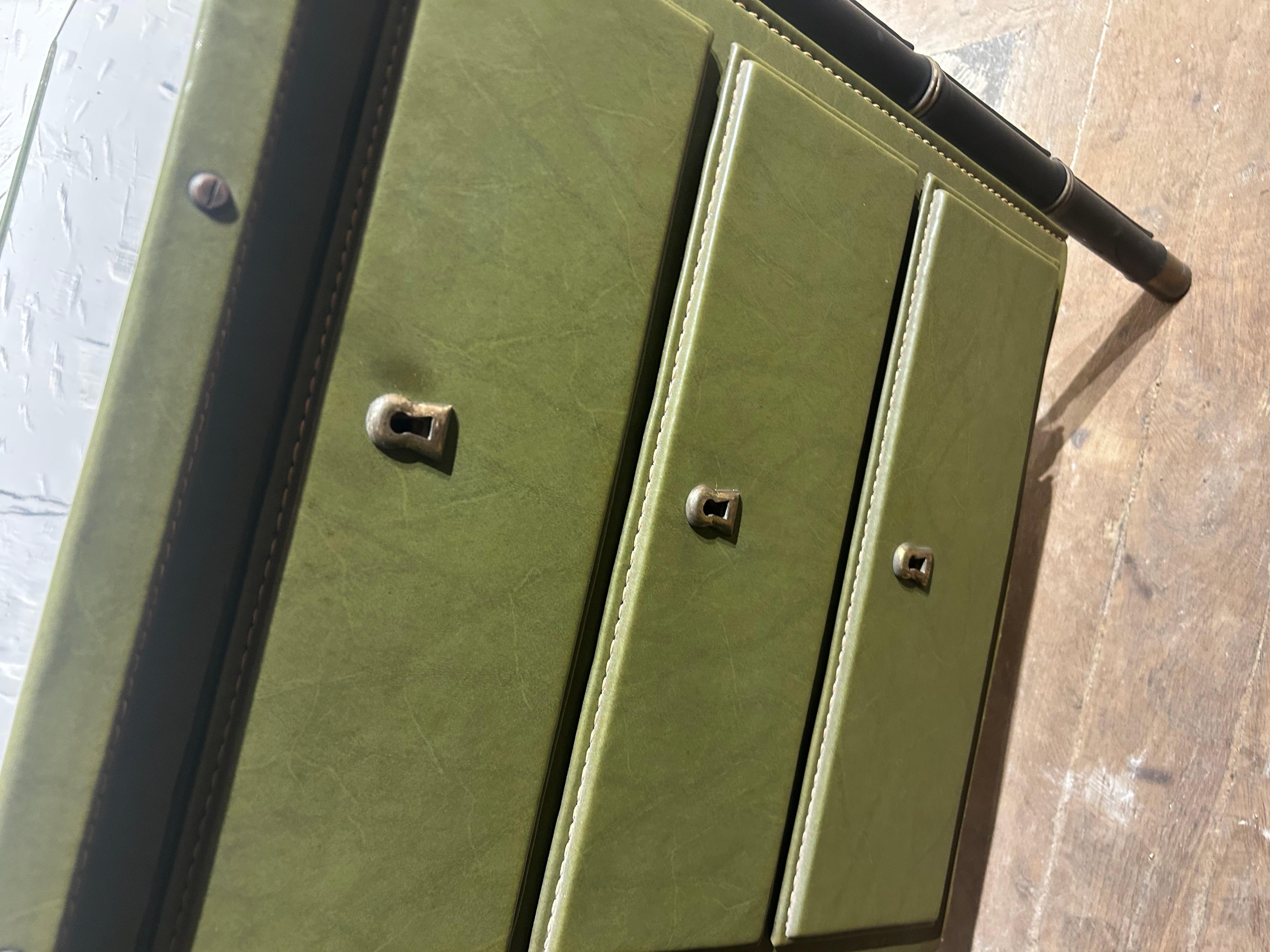 Mid-Century Modern Jacques Adnet Desk, 1950’s For Sale