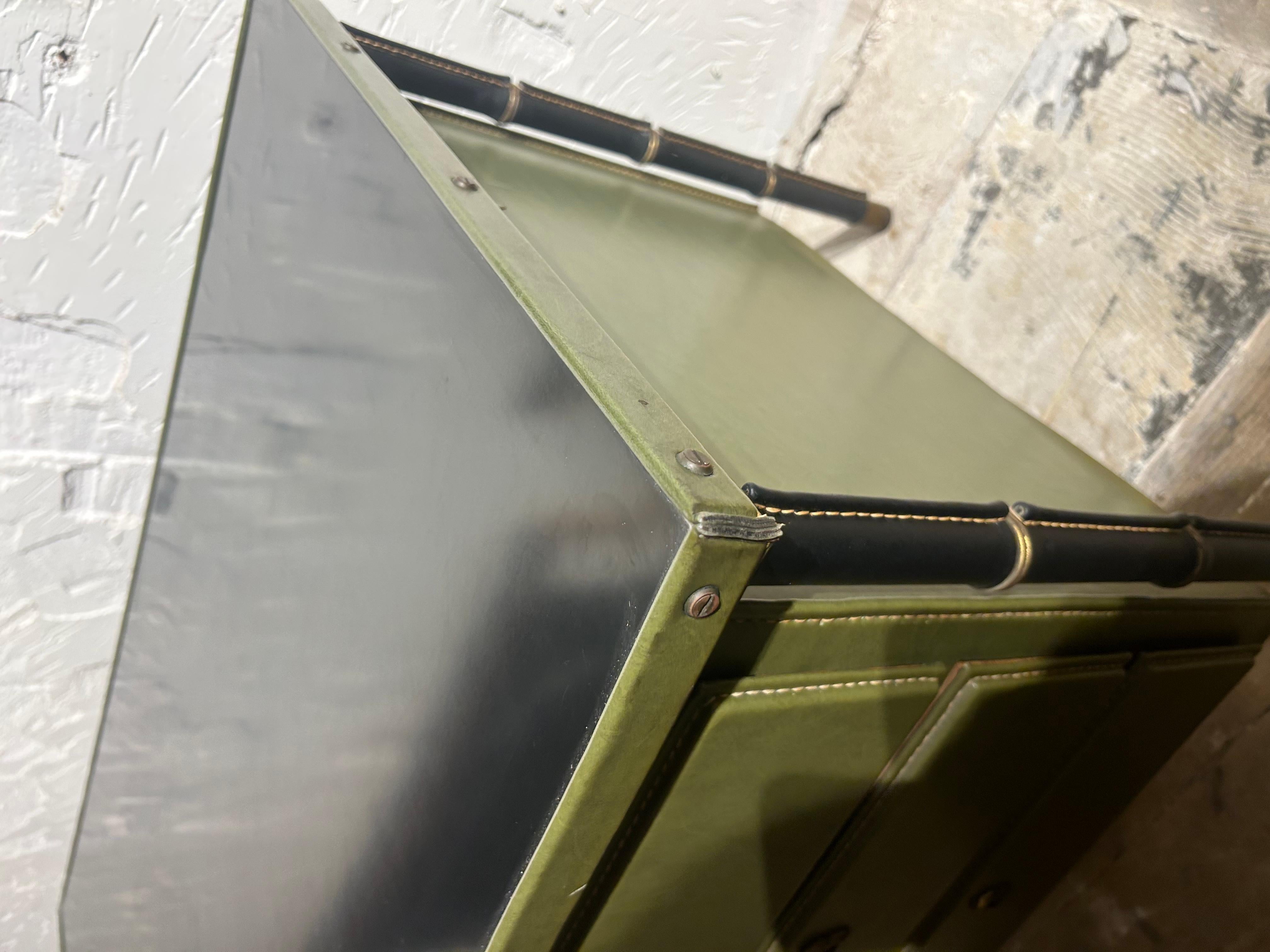 French Jacques Adnet Desk, 1950’s For Sale