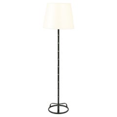 Lampadaire vert Jacques Adnet, France, années 1950