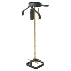 Jacques Adnet Green Valet, France 1950's