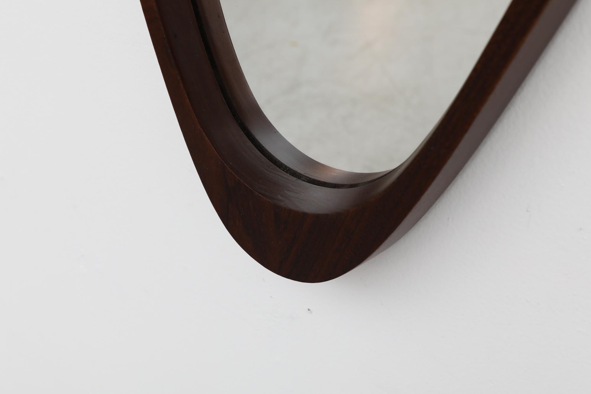 Jacques Adnet Inspired Mid-Century Italian Mirror 3