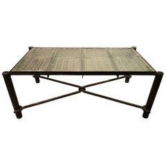 Jacques Adnet Iron Coffee Table French, circa 1960s