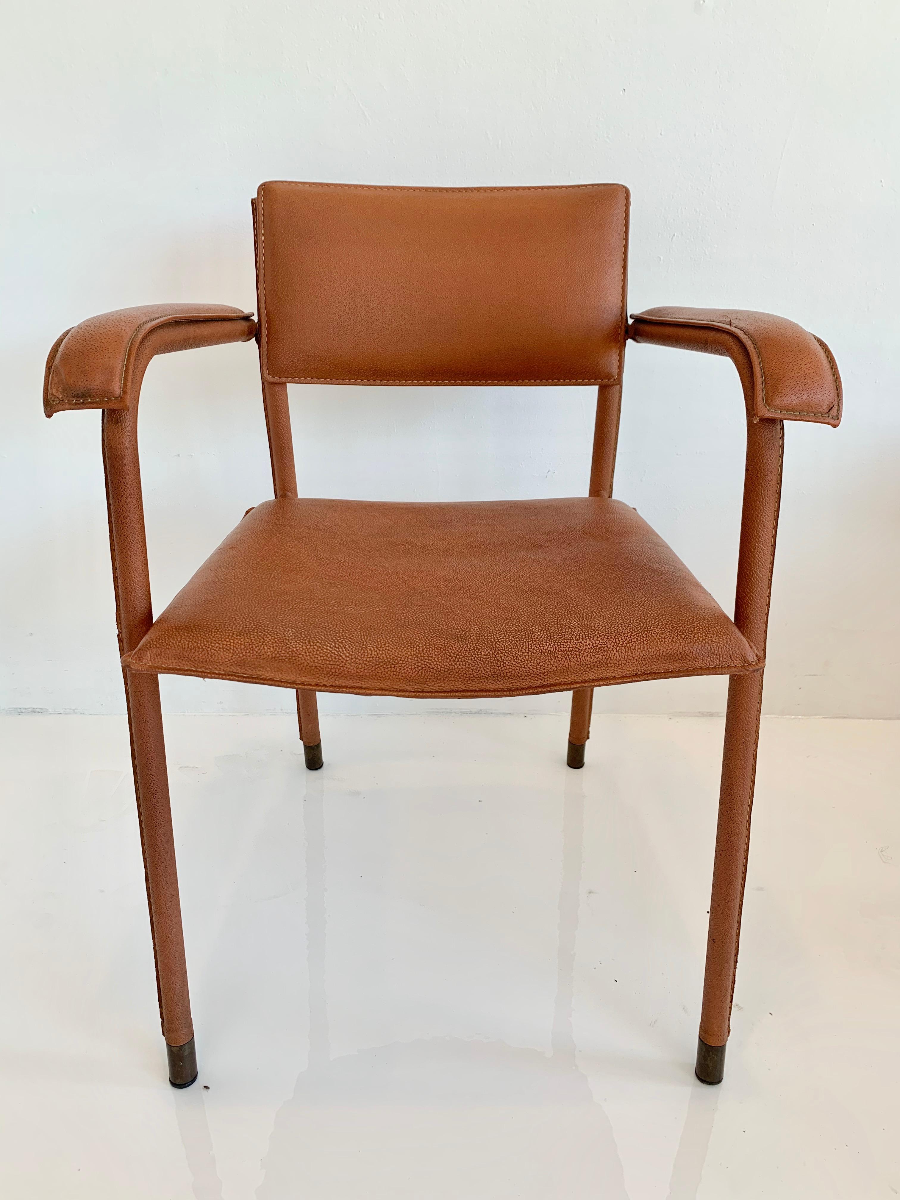 Jacques Adnet Leather Armchair 9