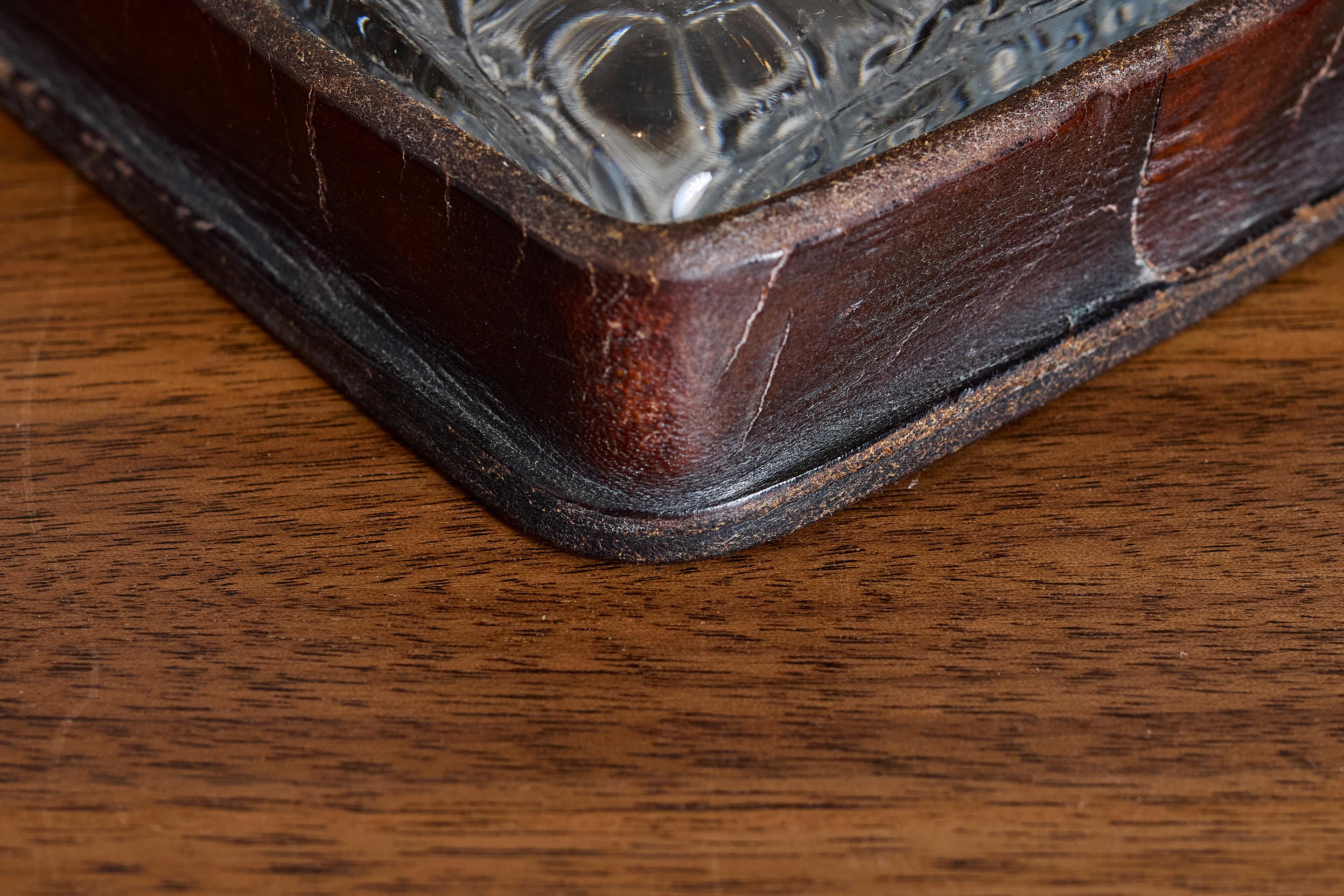 Jacques Adnet Leather Ashtray en vente 12