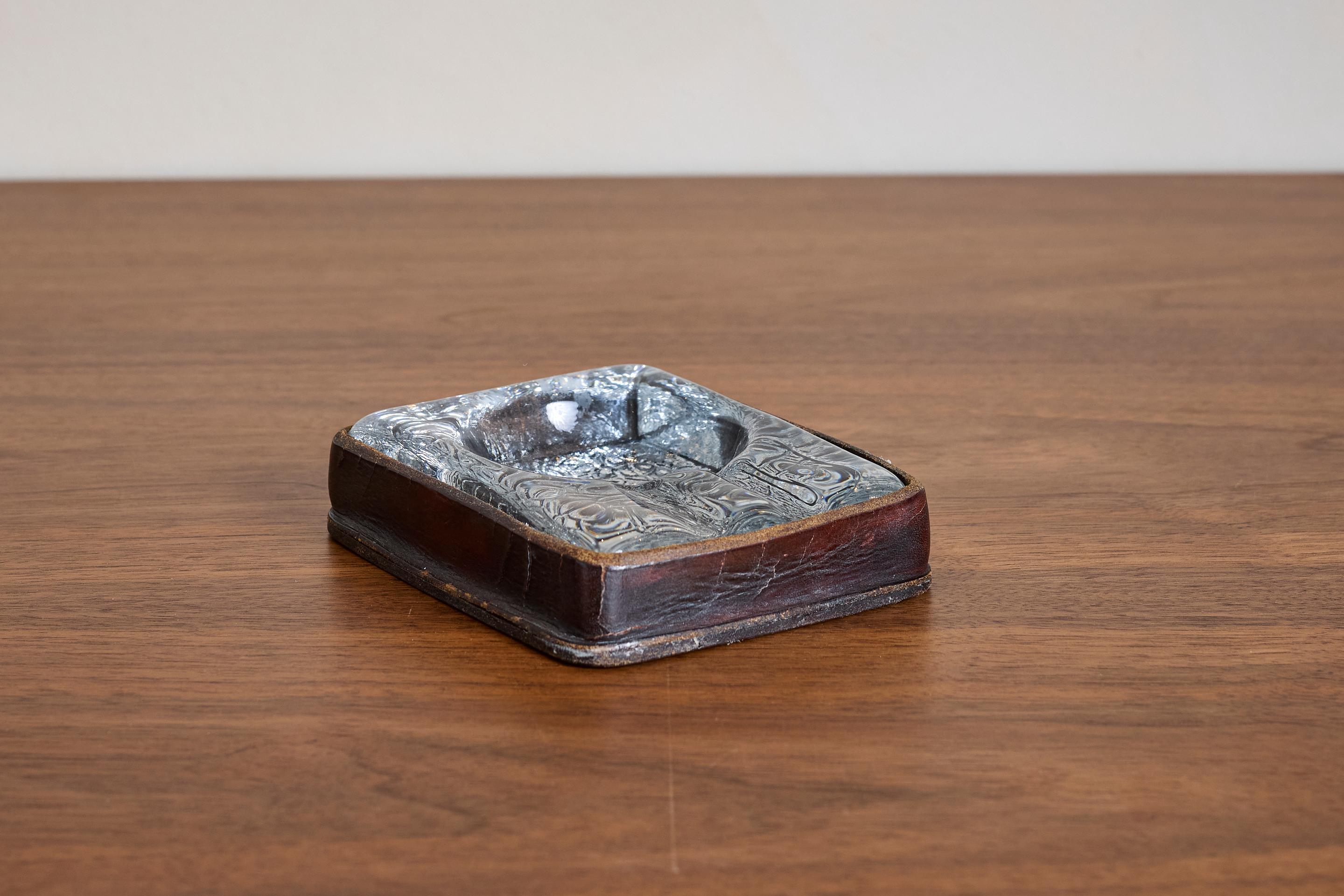 Jacques Adnet Leather Ashtray en vente 13