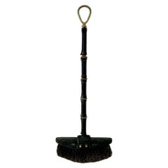 Retro Jacques Adnet Leather Broom