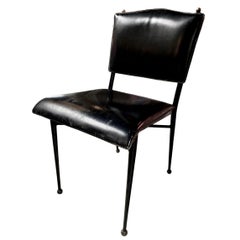 Jacques Adnet Leather Chair