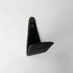 Jacques Adnet Leather Coat Hook