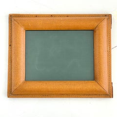 Jacques Adnet Leather Picture Frame