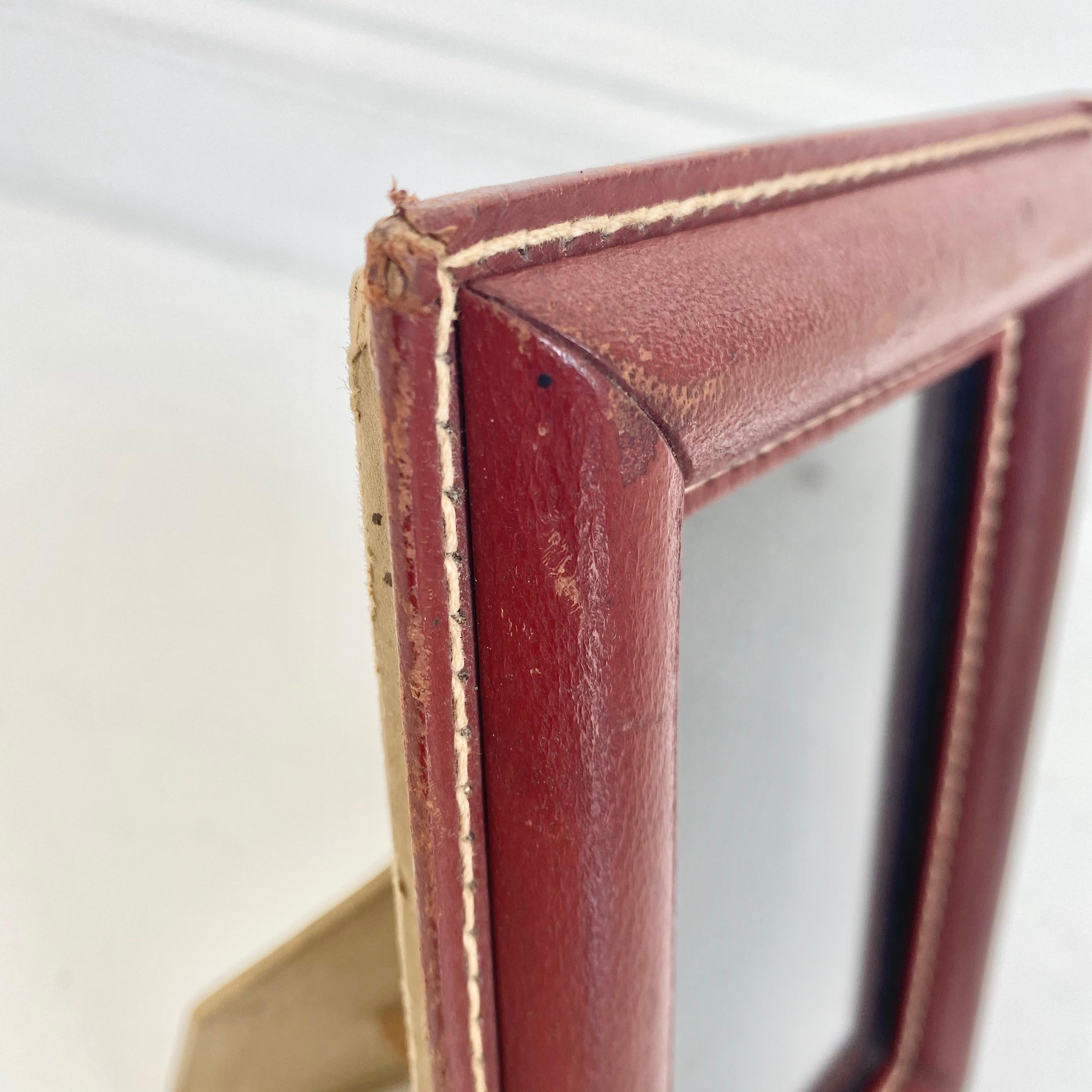 Jacques Adnet Leather Picture Frame 3