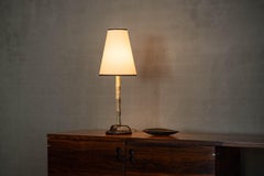 Jacques Adnet leather table lamp France 1950