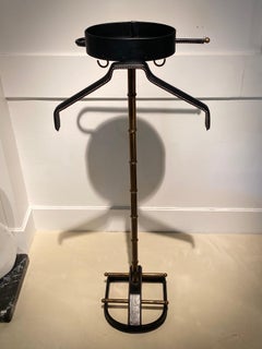 Jacques Adnet Leather Valet