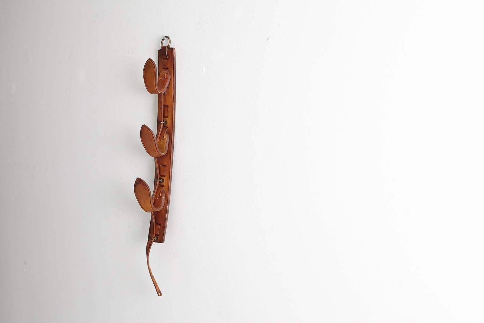 leather wall hooks